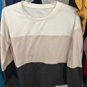 Colorblock Long Sleeve Shirt